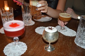 Eau de Vie cocktails: the Newtonian, the whiskey something, the ginger something and the Game of Thrones something?