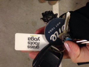 …except that I feel like a yoga studio whore every time I take out my keys.