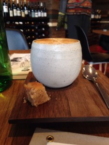 Breakfast at Persillade, with my own Papa Bear (PB2?)