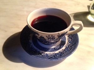 And, later that same day, another teacup. This time, with mulled wine at Moat.