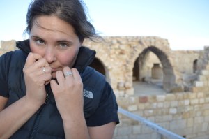 My very own (freezing) castle. 